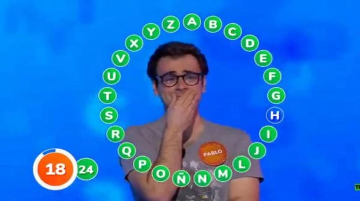 Pablo Díaz en 'Pasapalabra'