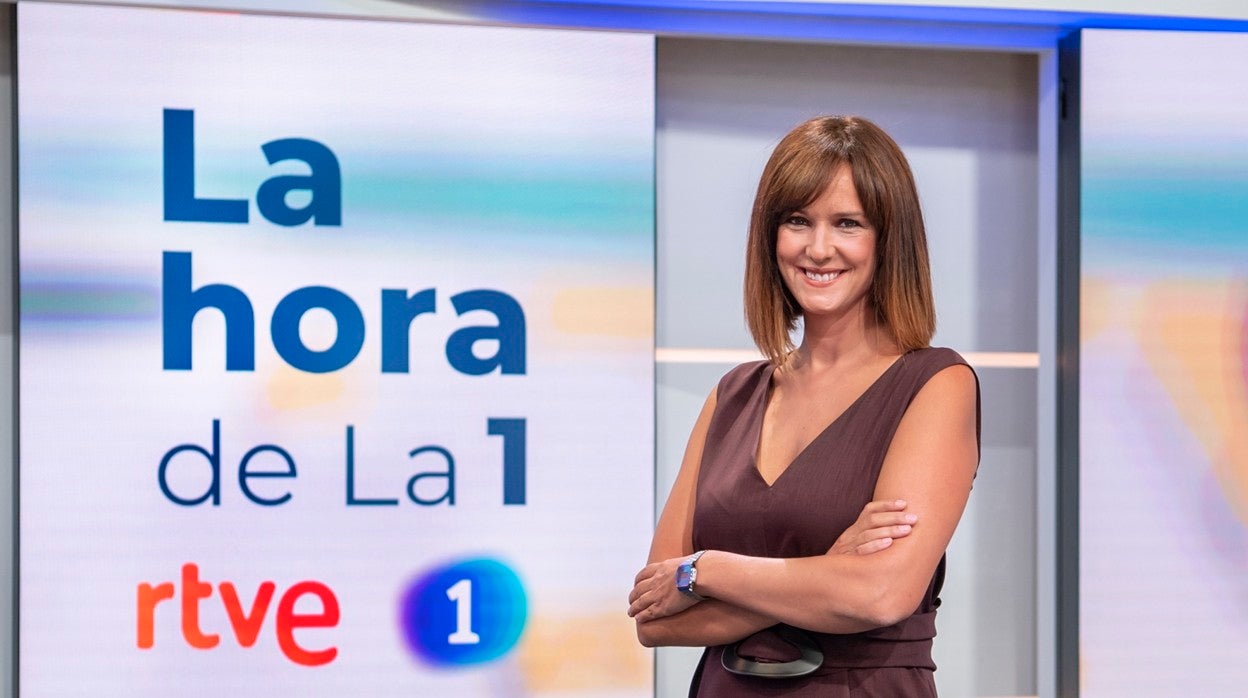 Mónica López, presentadora de 'La hora de La 1'