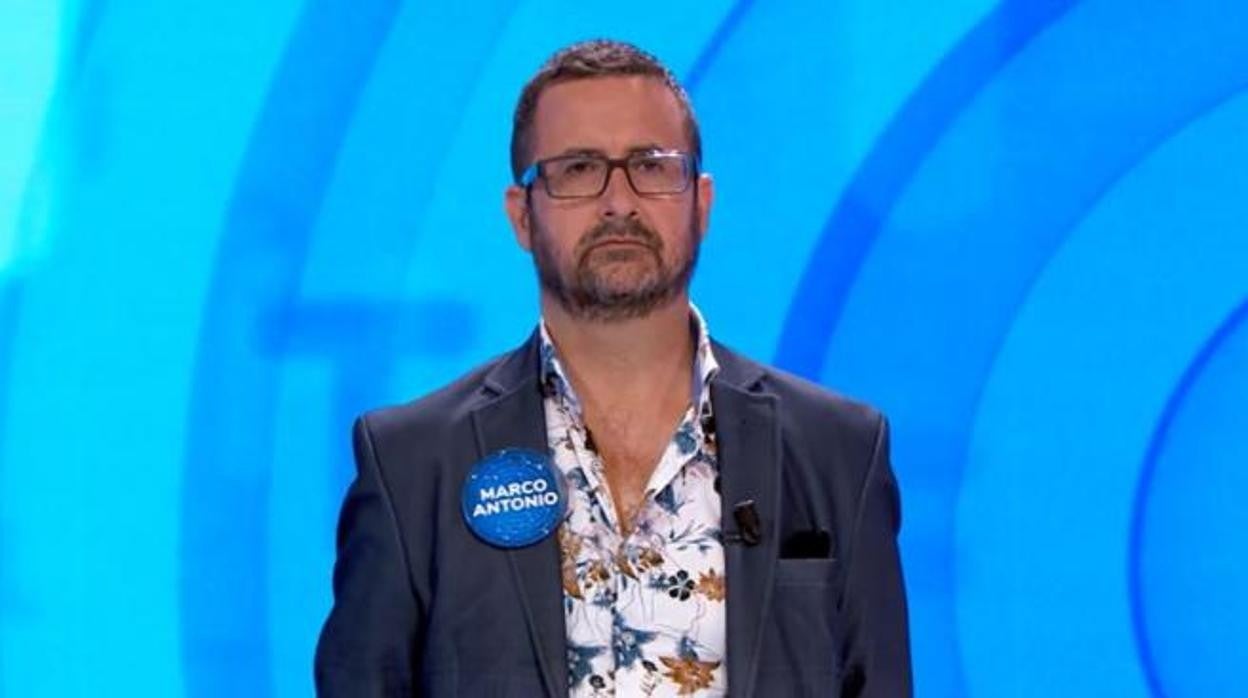 Marco Antonio, en una de sus interveenciones en 'Pasapalabra'