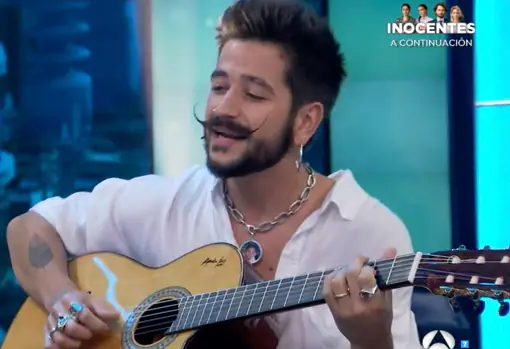Camilo cantó en 'El Hormiguero'
