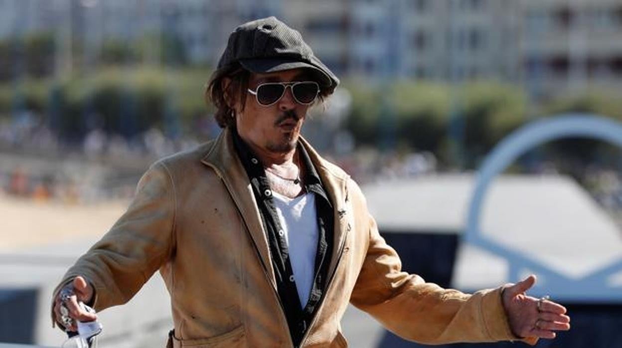 Johnny Depp en la pasada edición del Festival de San Sebastián