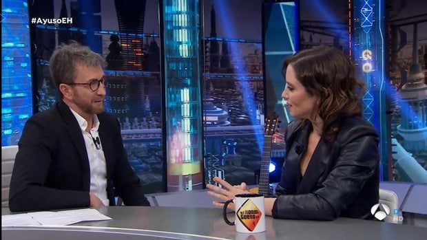 Isabel Díaz Ayuso, de confesiones en ‘El Hormiguero’: «No me gustan los saraos, ni soy especialmente amiga de la fiesta»