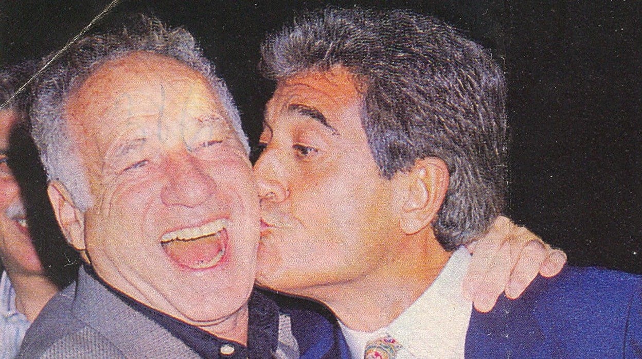 Mel Brooks y Andrés Pajares