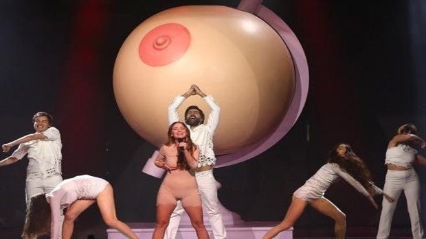 Rigoberta Bandini durante su actuación en el Benidorm Fest