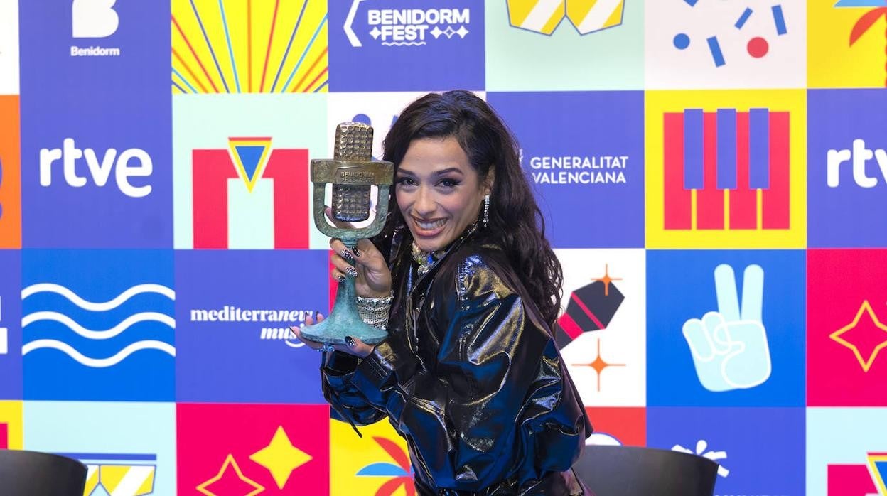 Chanel, momentos después de ganar el Benidorm Fest