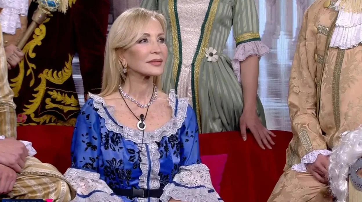 Carmen Lomana ha entrado en 'Secret Story' lista para el Carnaval de Venecia