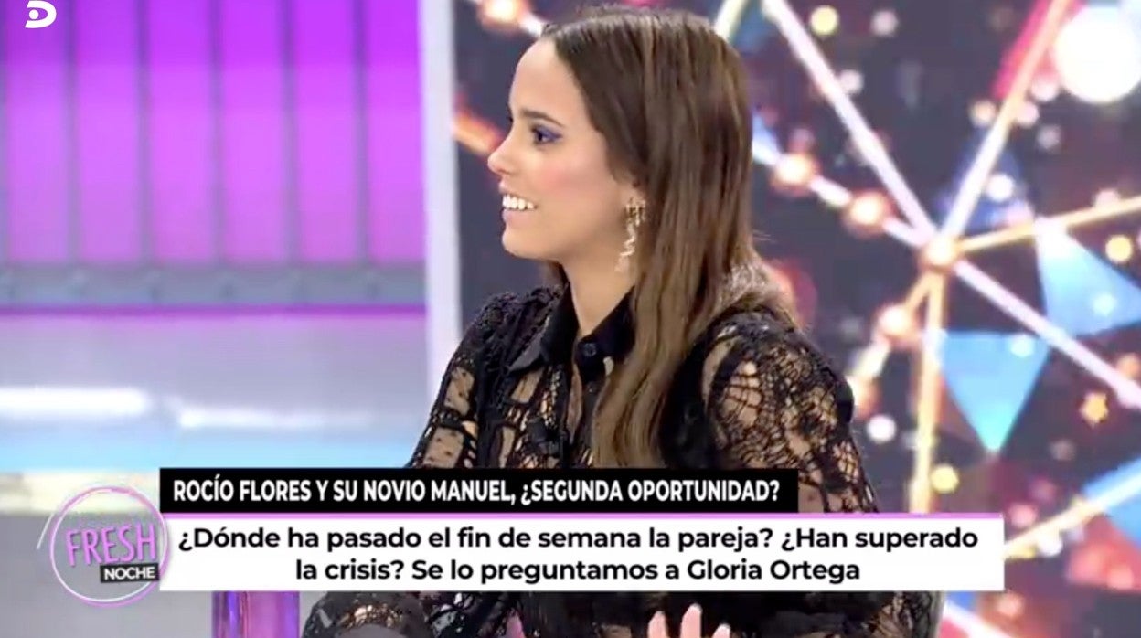 Gloria Camila, en 'Ya son las ocho'.