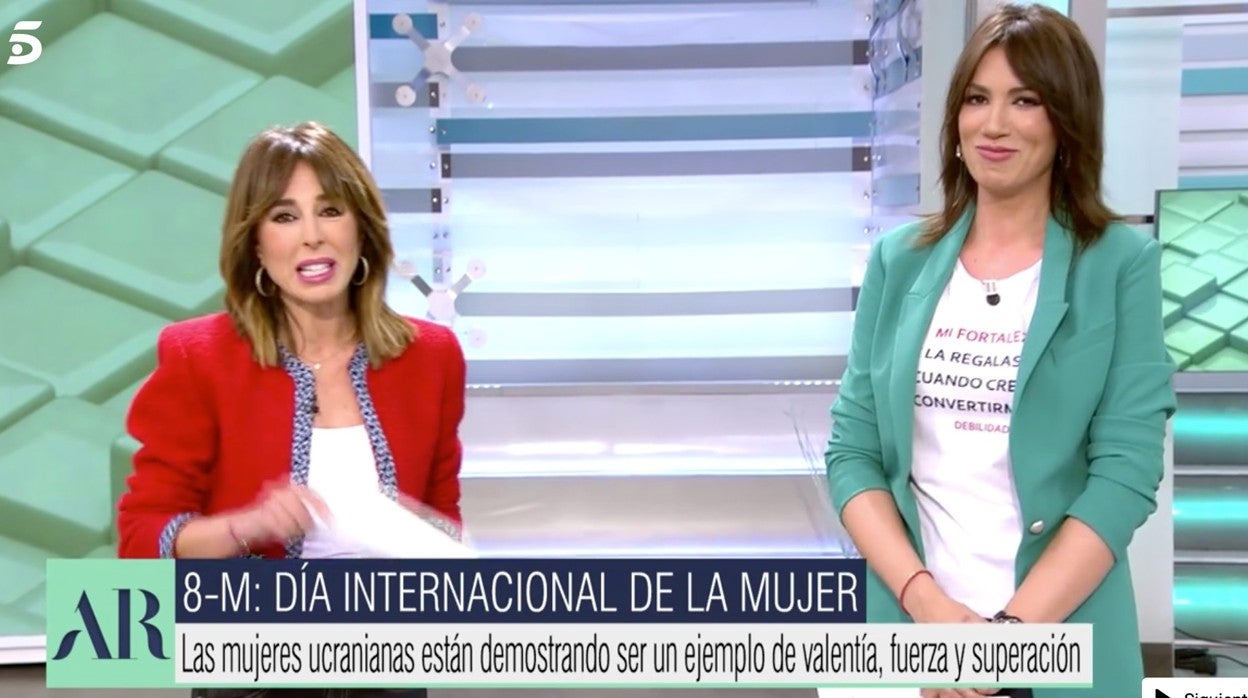 Ana Terradillos y Patricia Pardo en 'El programa de Ana Rosa'