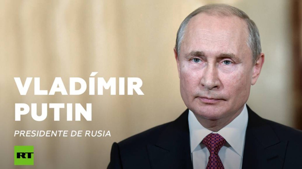 Vladimir Putin, una estrella en Russia Today