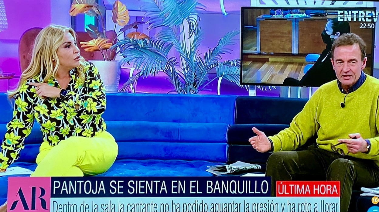 Alessandro Lecquio y Cristina Tárrega, en 'El programa de Ana Rosa'