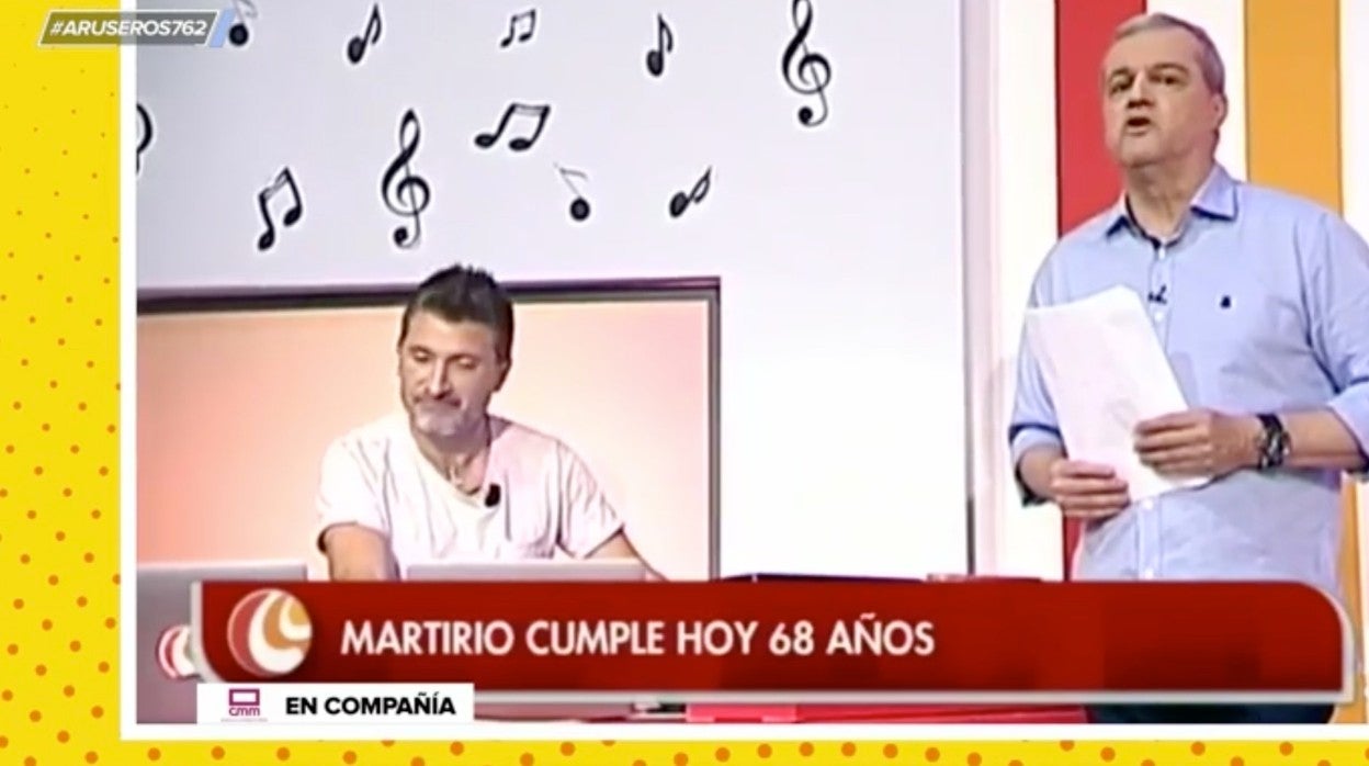 Ramón García, presenta en Televisión Castilla-La Mancha el programa 'En compañía'.