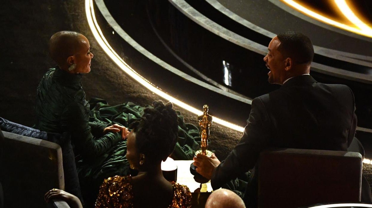 Jada Pinkett Smith y Will Smith, tras ganar el Oscar y después de la 'guantá' a Chris Rock
