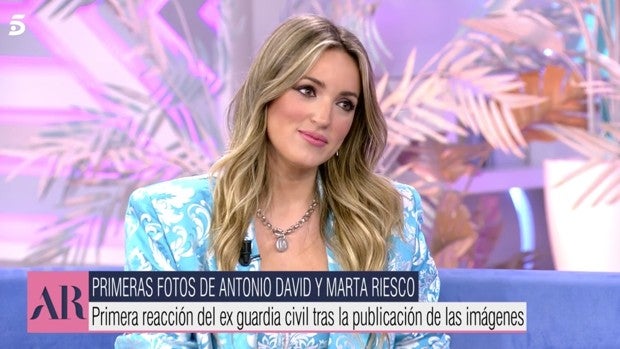 Marta Riesco explota ante las constantes insinuaciones de Alessandro Lecquio