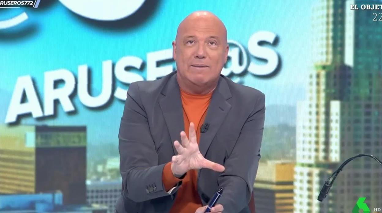 Alfonso Arús, esta mañana, en 'Asureros'