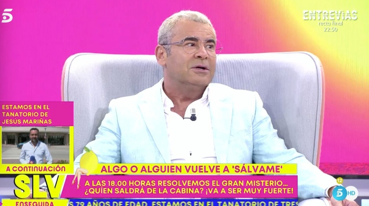 Jorge Javier Vázquez ha querido recordar a Jesús Mariñas en 'Sálvame'.