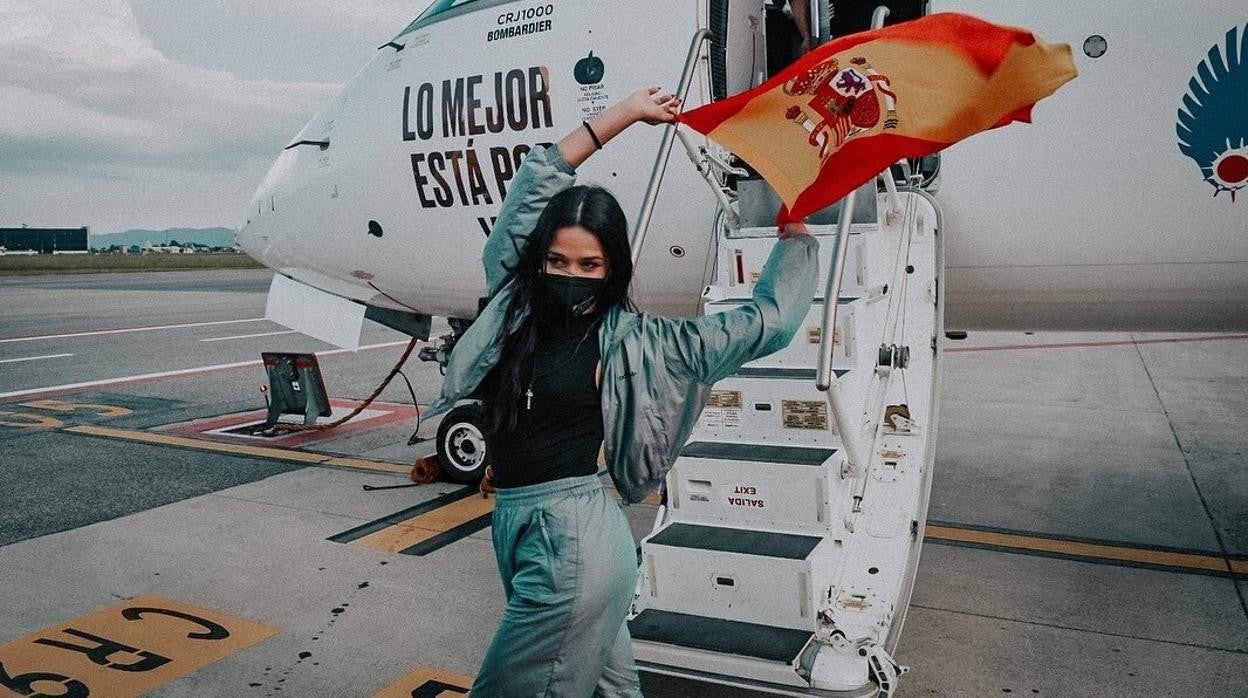 Chanel a su llegada a Turin