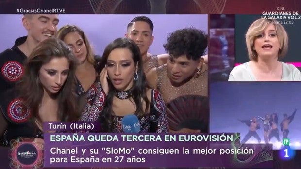 Chanel, tras su histórico tercer puesto en el Festival de Eurovisión: «Era un sueño y se ha cumplido»