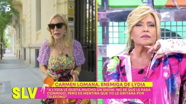 Carmen Lomana, «desquiciada» tras la trampa de 'Sálvame': «Tengo ganas de llorar»