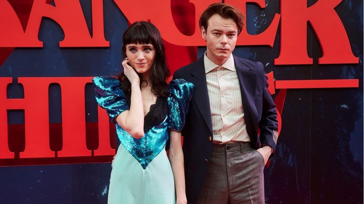 Natalia Dyer y Charlie Heaton, protagonistas de 'Stranger things', en Madrid