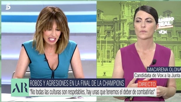 El tenso momento entre Ana Terradillos y Macarena Olona: «A partir de ahí, poco tenemos que decir»