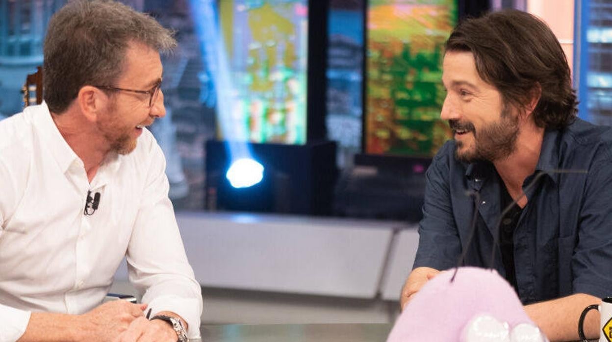 Diego Luna en su primera visita a 'El Hormiguero'