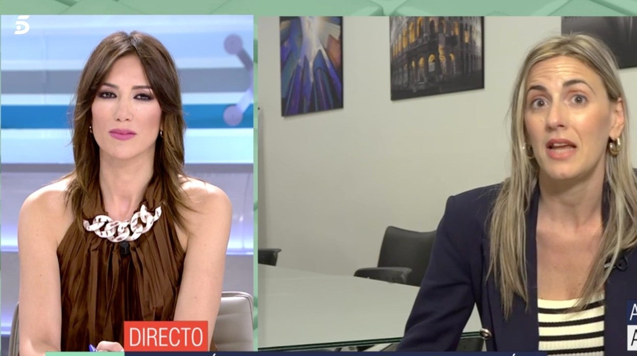 Patricia Pardo entrevista a Arancha Palomino en 'El programa de Ana Rosa'.