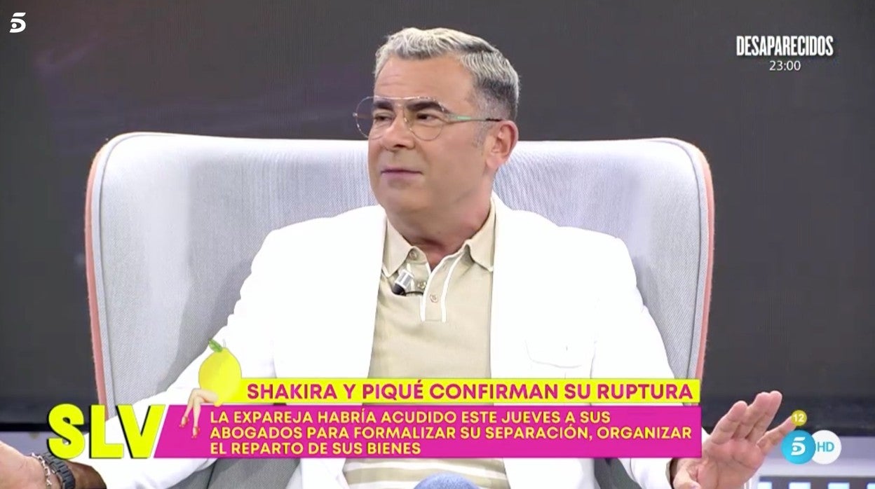 Jorge Javier Vázquez se ha puesto al frente este lunes de 'Sálvame'.