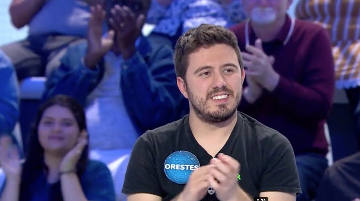 Orestes, concursante de 'Pasapalabra'.