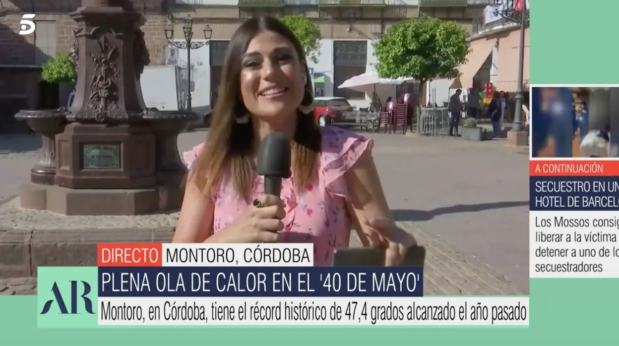 Nahiara Gago, reportera de 'El programa de Ana Rosa'.