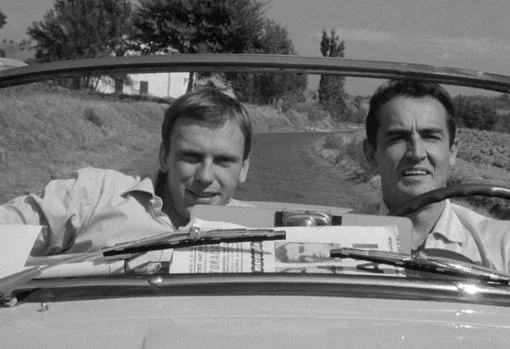 Jean-Louis Trintignant y Vittorio Gassman en un fotograma de 'La escapada', en 1962