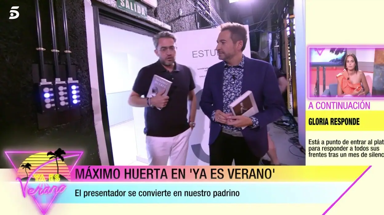 Màxim Huerta y Frank Blanco, en 'Ya es verano'