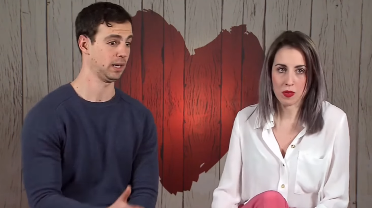 Patricia y Alberto al final de su cita