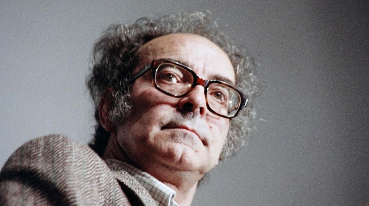 Jean-Luc Godard, fotografiado en 1988