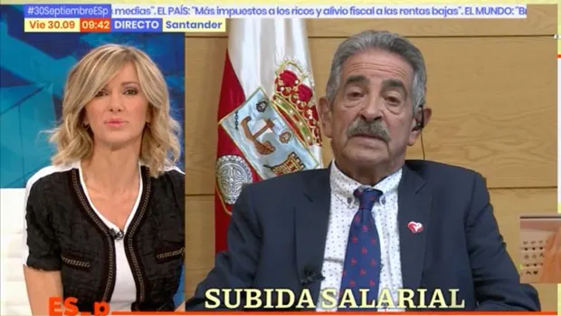La más que clara respuesta de Miguel Ángel Revilla a Susanna Griso por la subida salarial de los diputados