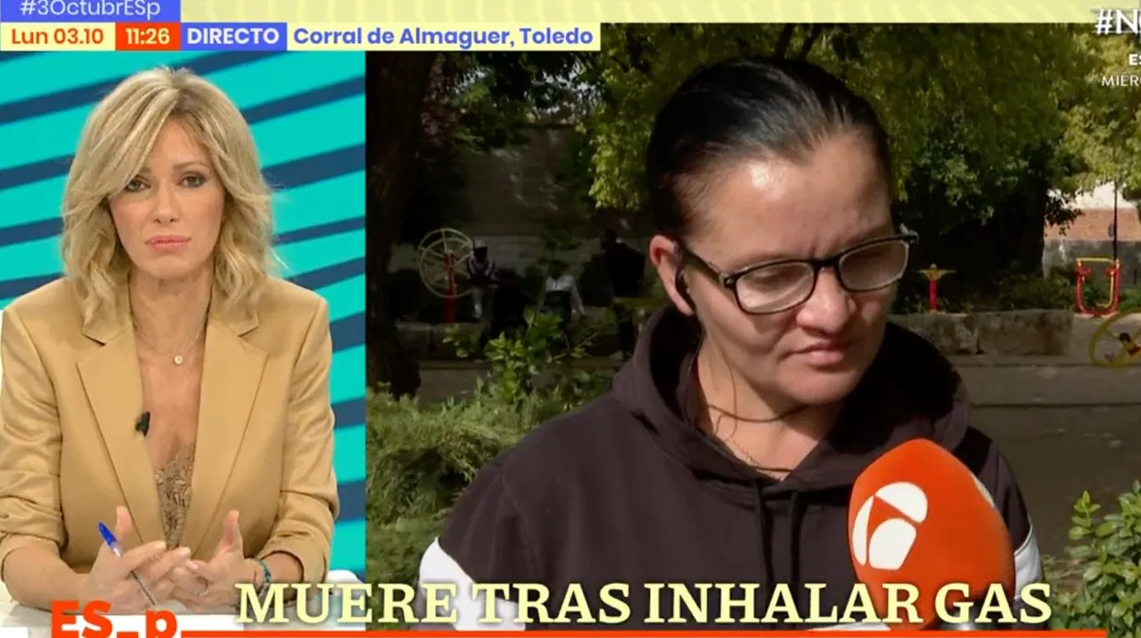 Susanna Griso, presentadora de 'Espejo Público', entrevista a una mujer
