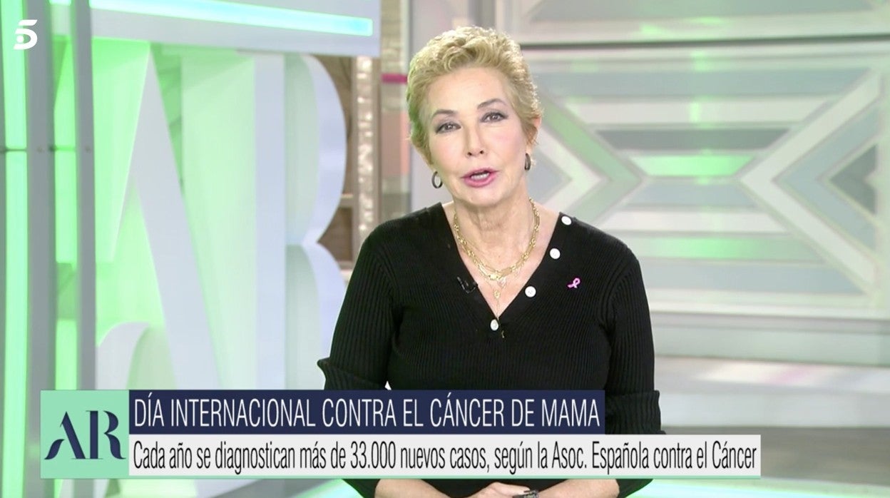 Ana Rosa Quintana, presentadora de 'El programa de Ana Rosa'.