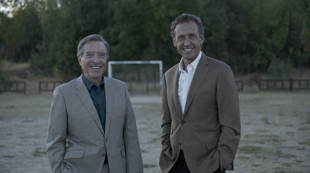 Iñaki Gabilondo, con Jorge Valdano