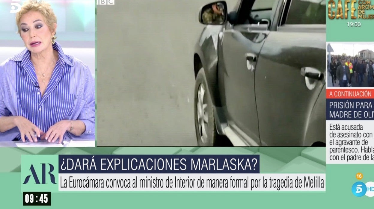 Ana Rosa Quintana, presentadora de 'El programa de Ana Rosa'.