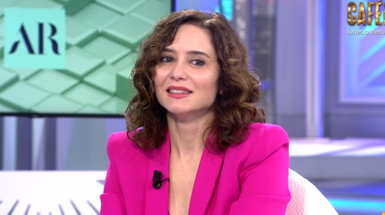 Isabel Díaz Ayuso, este lunes 7 de noviembre, en 'El programa de Ana Rosa'