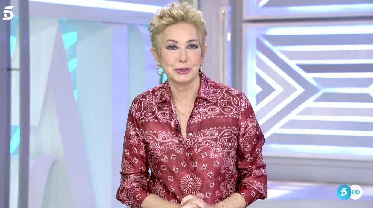 Ana Rosa Quintana, presentadora de 'El programa de Ana Rosa'.