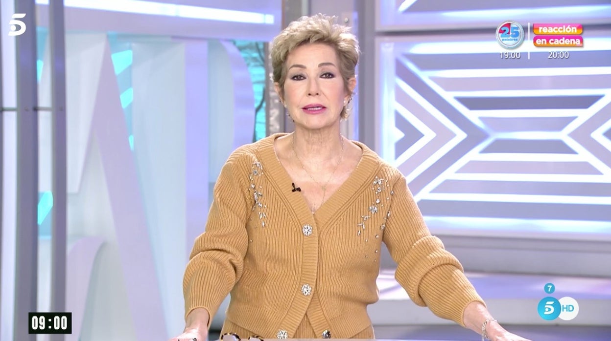 Ana Rosa Quintana, presentadora de 'El programa de Ana Rosa'.