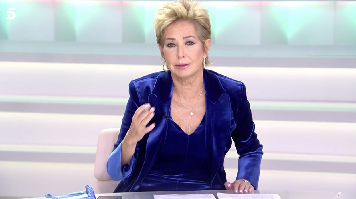 Ana Rosa Quintana, presentadora de 'El programa de Ana Rosa'.