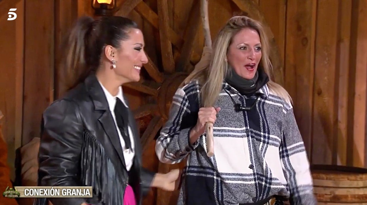 María José Galera, a su llegada a 'Pesadilla en el paraíso'.