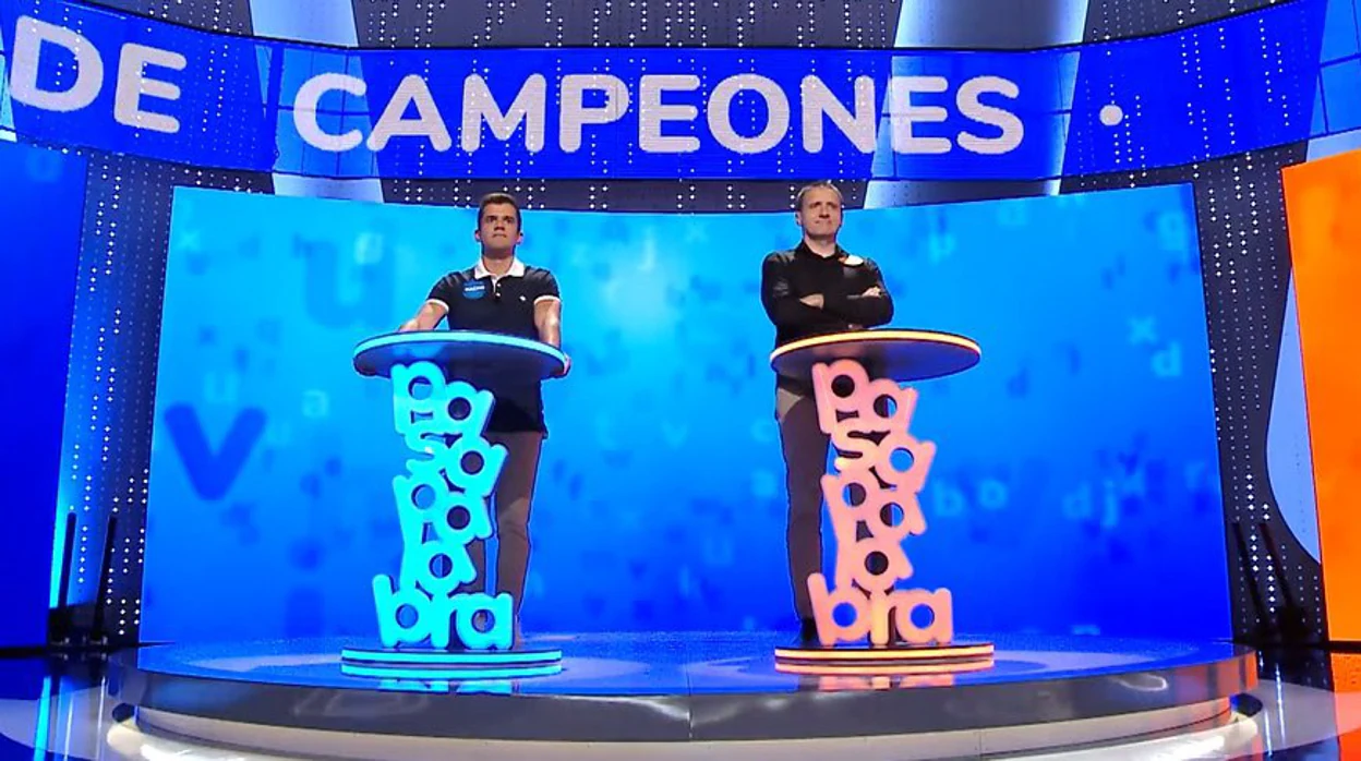 Alberto y Nacho en la tercera entrega del 'Duelo de Campeones' de 'Pasapalabra'