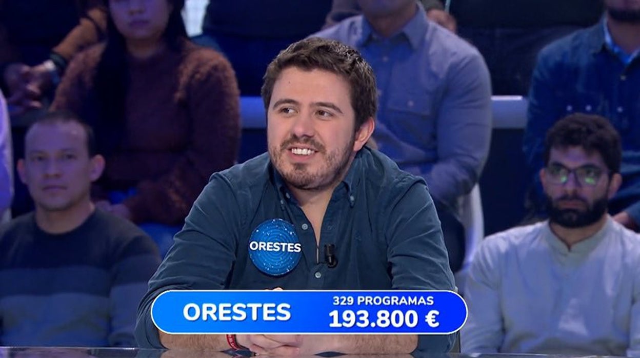 Orestes Barbero en 'Pasapalabra'