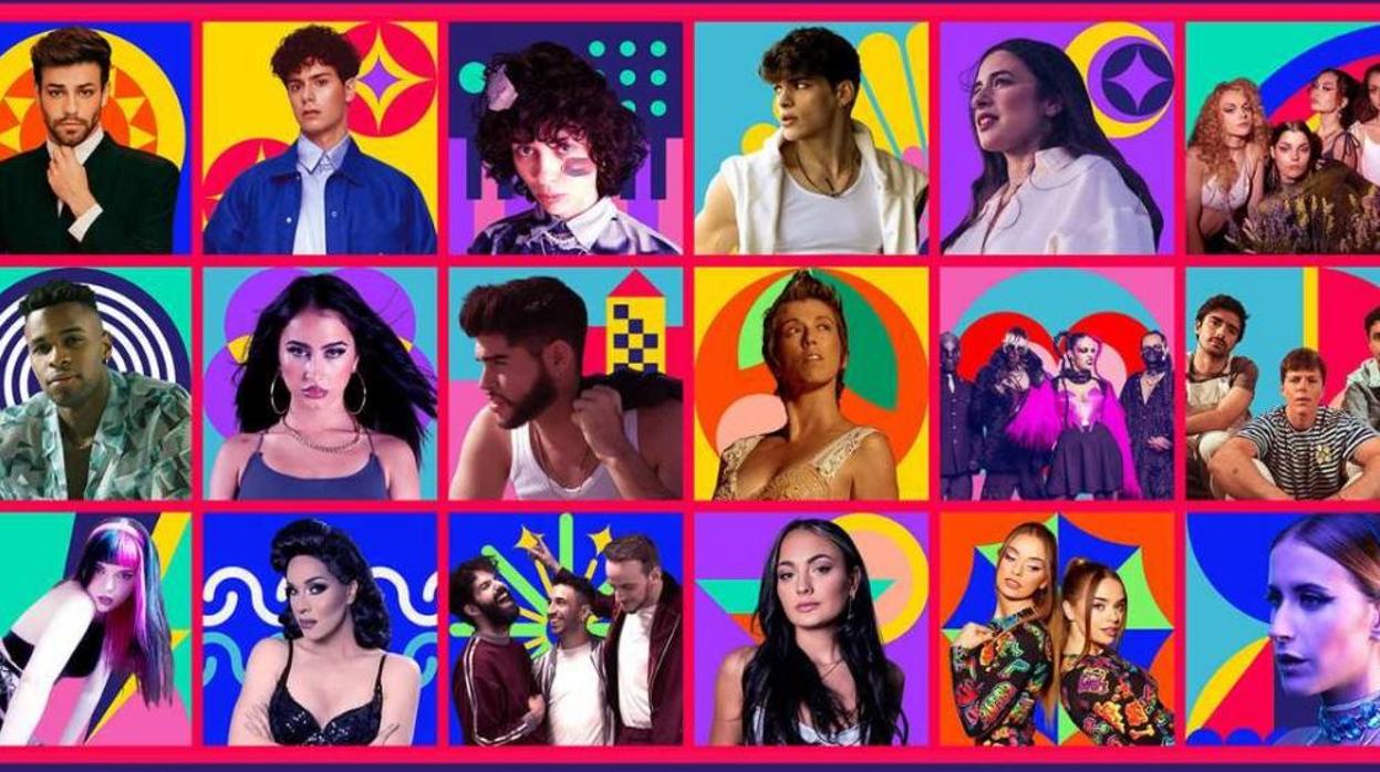 Cartel de la portada del Benidorm Fest 2023