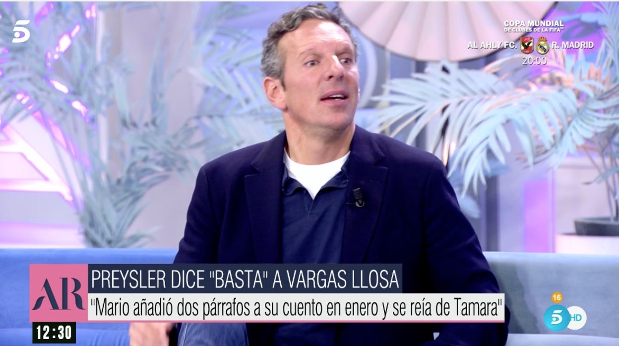 Joaquín Prat, presentador y colaborador de 'El programa de Ana Rosa'.