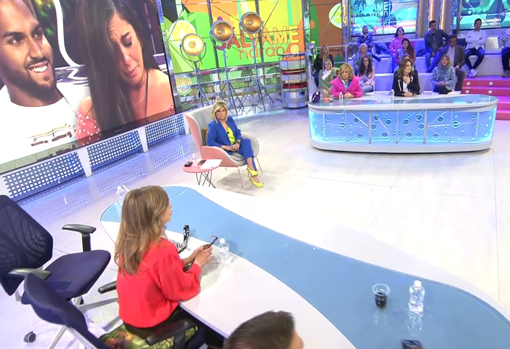 Belén Esteban abandona el plató de 'Sálvame' por motivos de salud