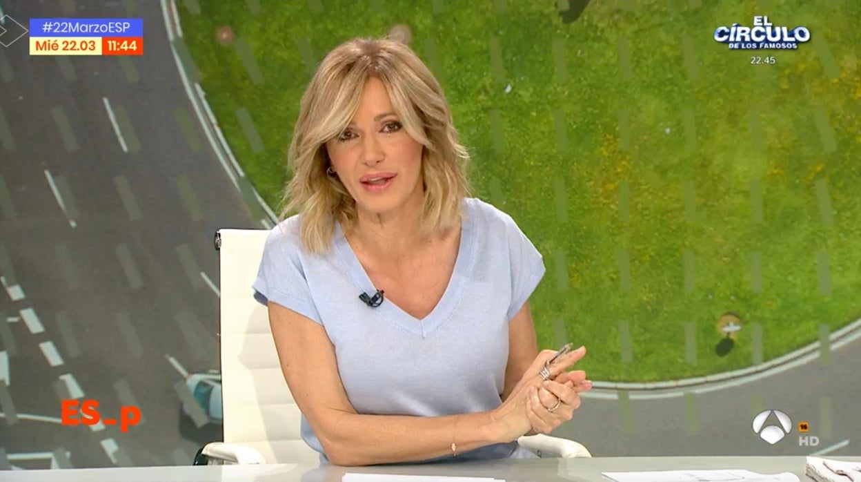 Susanna Griso, durante una información en 'Espejo Público'.