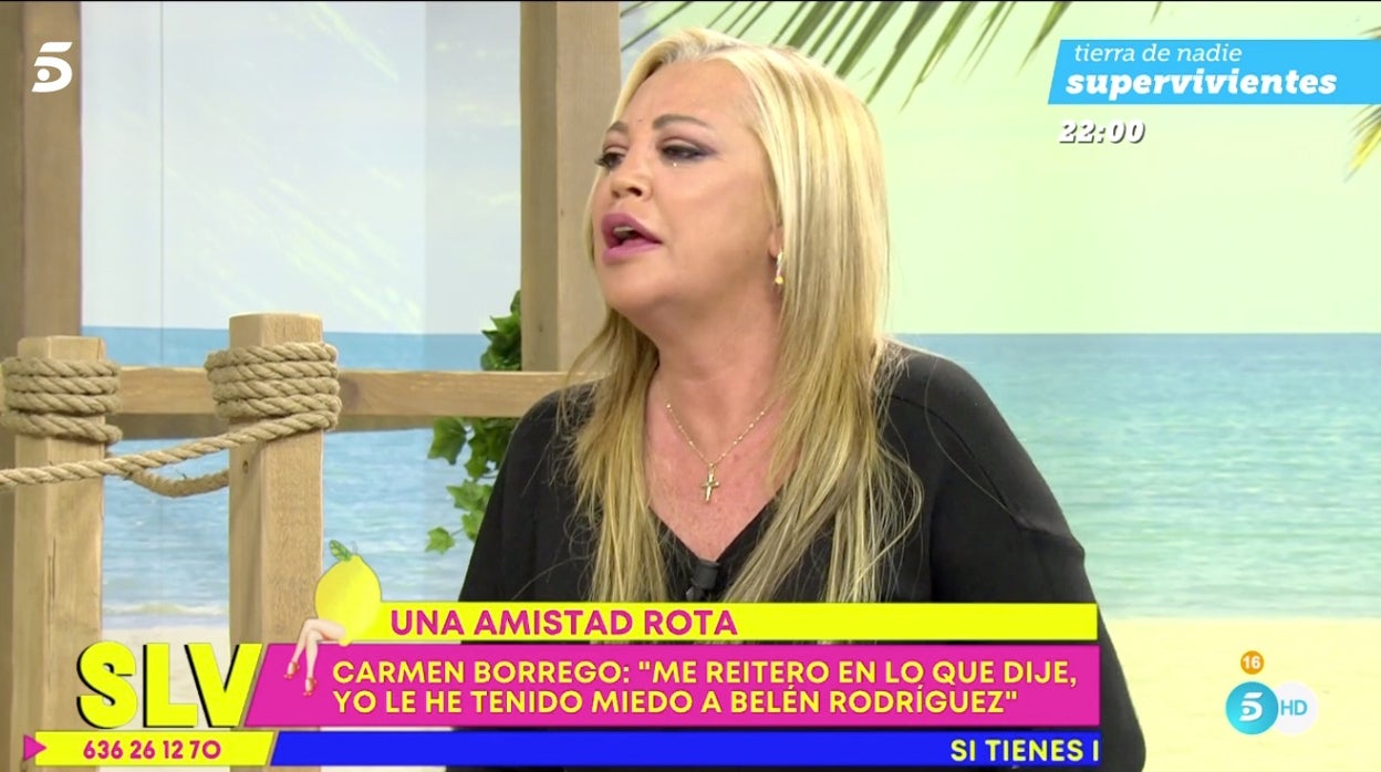 Belén Esteban se ha enfrentado a las Campos en 'Sálvame'.